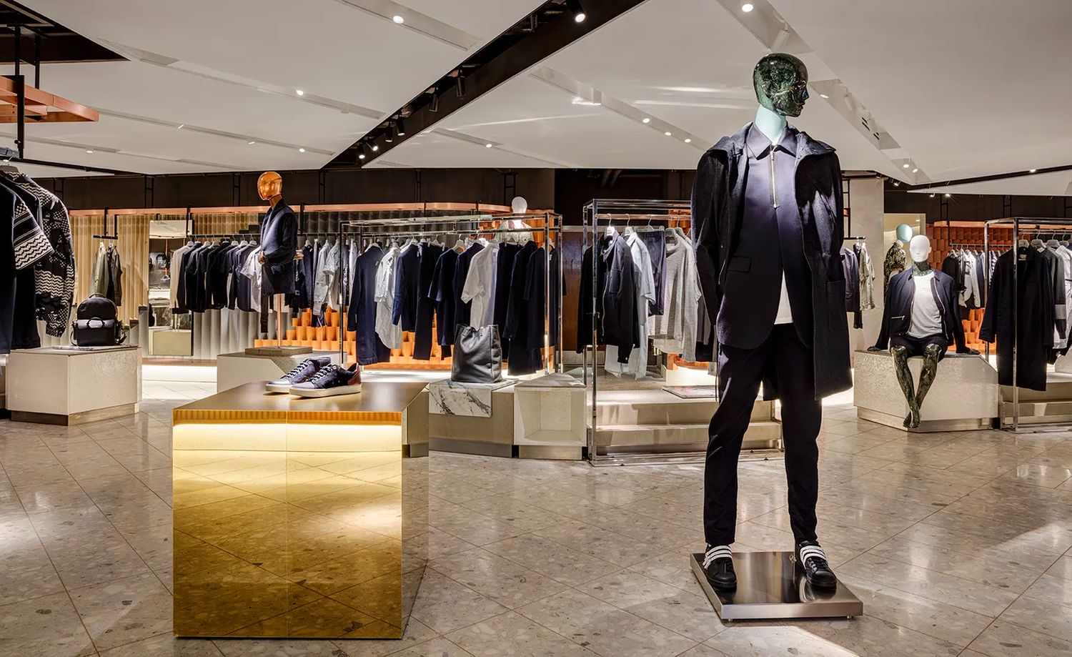 Harvey Nichols immersive menswear floor